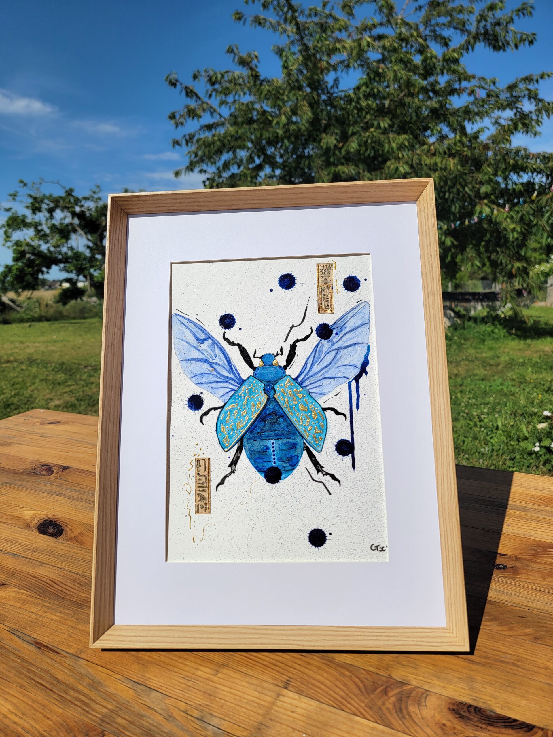 Blue dream beettle, oeuvre originale