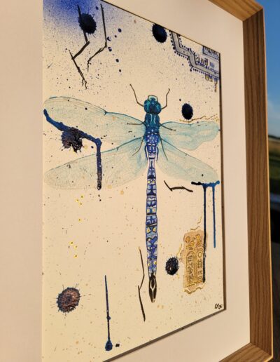 Blue libellula, oeuvre originale