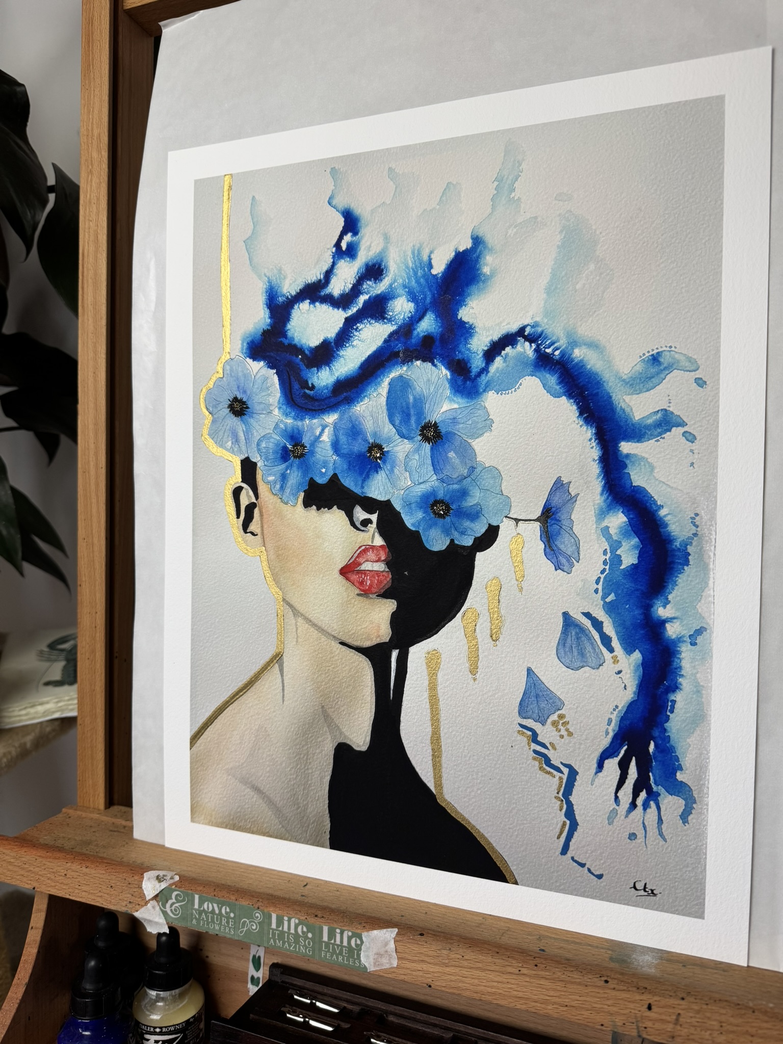L'Ombre des fleurs bleues
