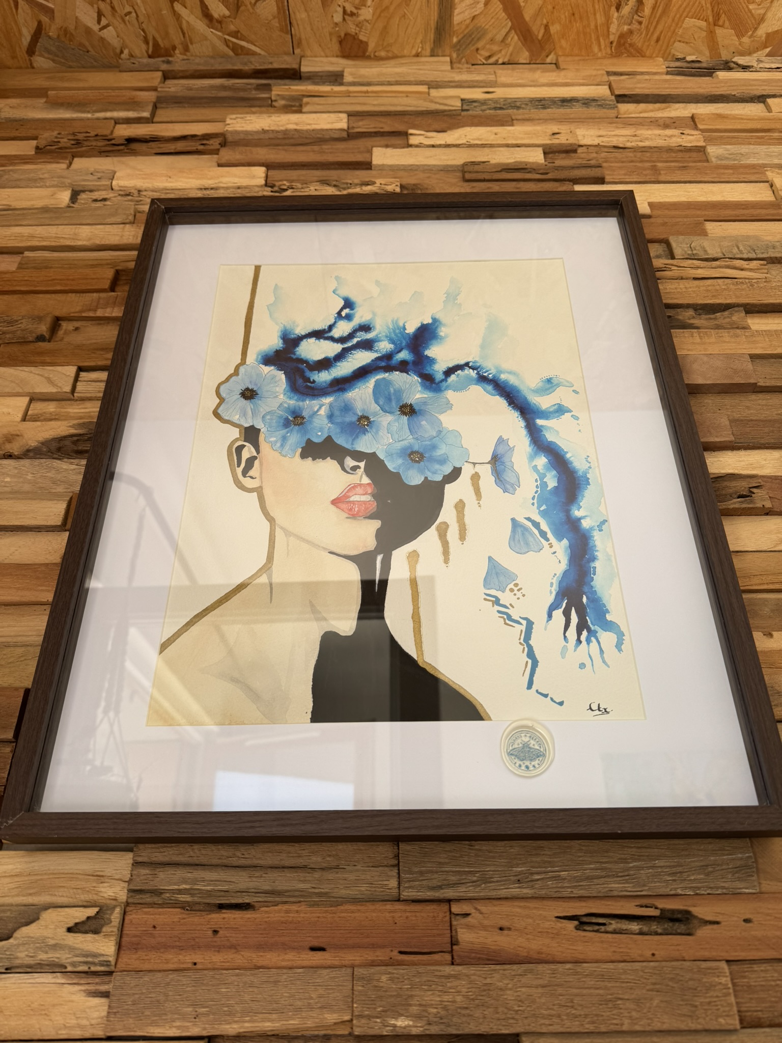 L'ombre des fleurs bleues