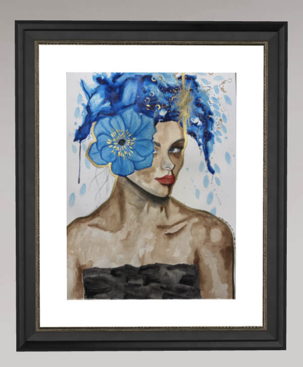 L'éclat des fleurs bleues