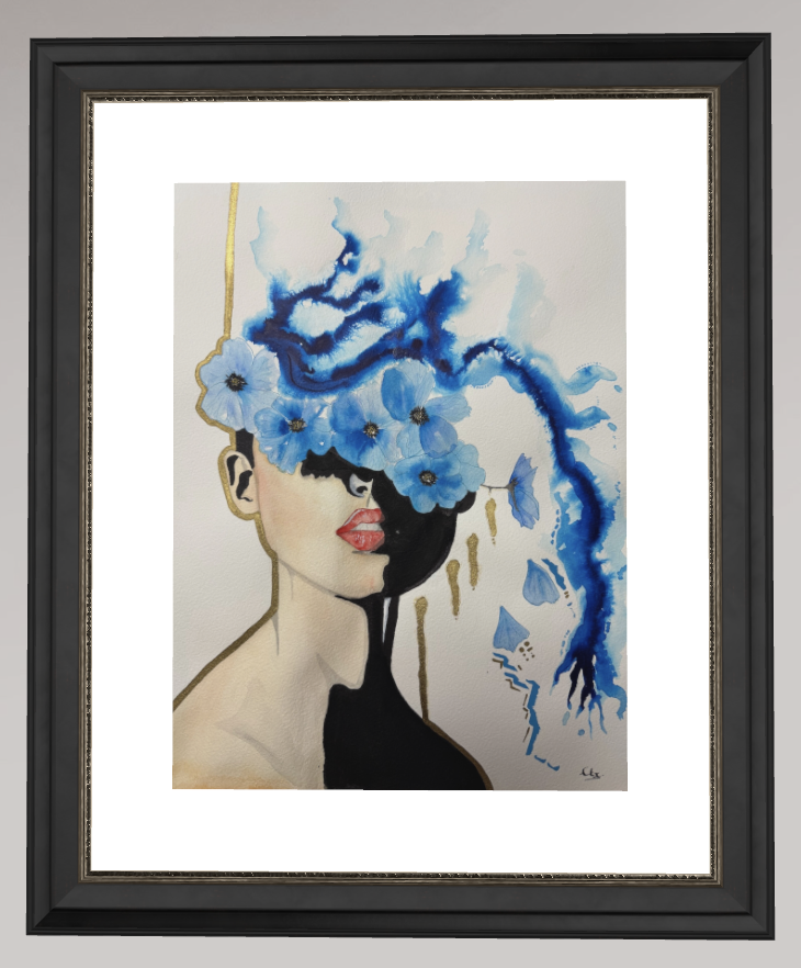 L'ombre des fleurs bleues