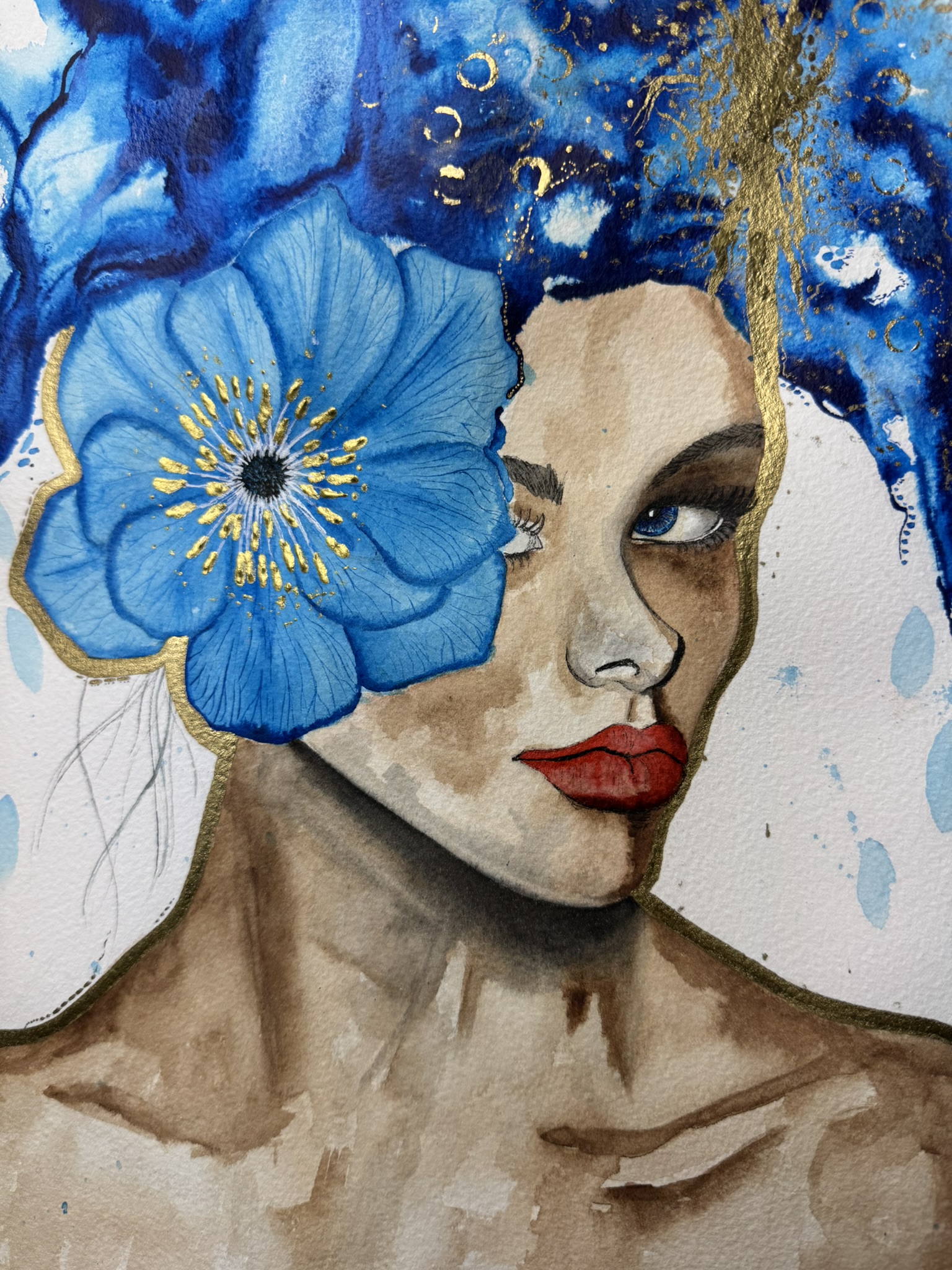 L'éclat des fleurs bleues – Image 2