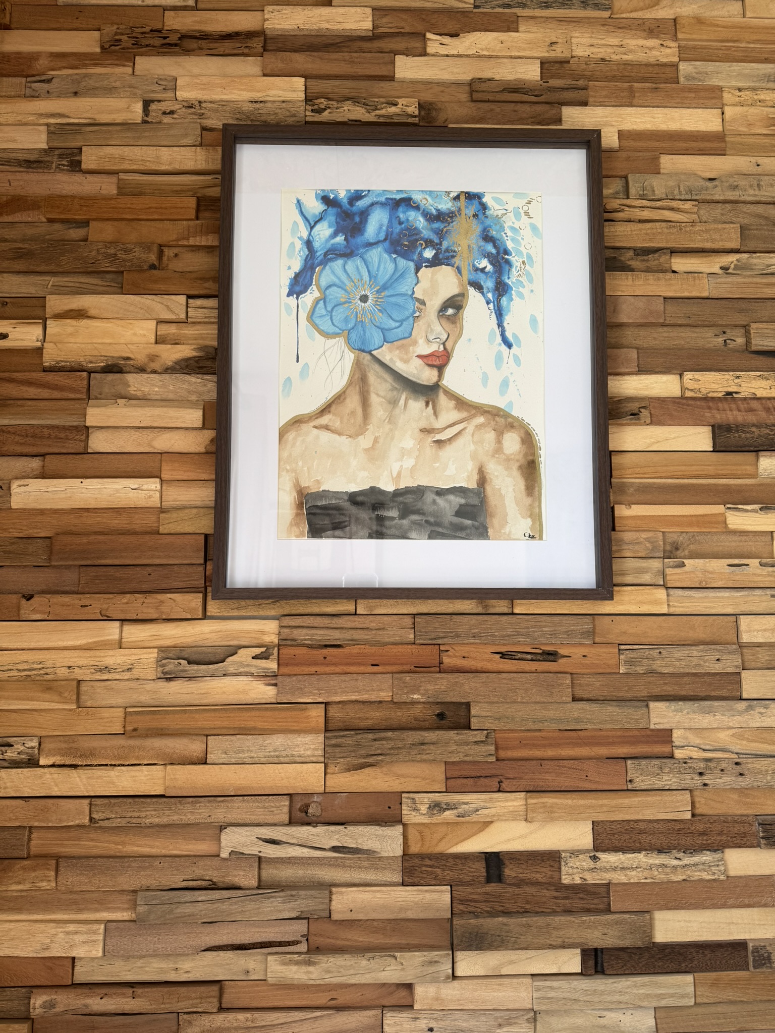 L'éclat des fleurs bleues