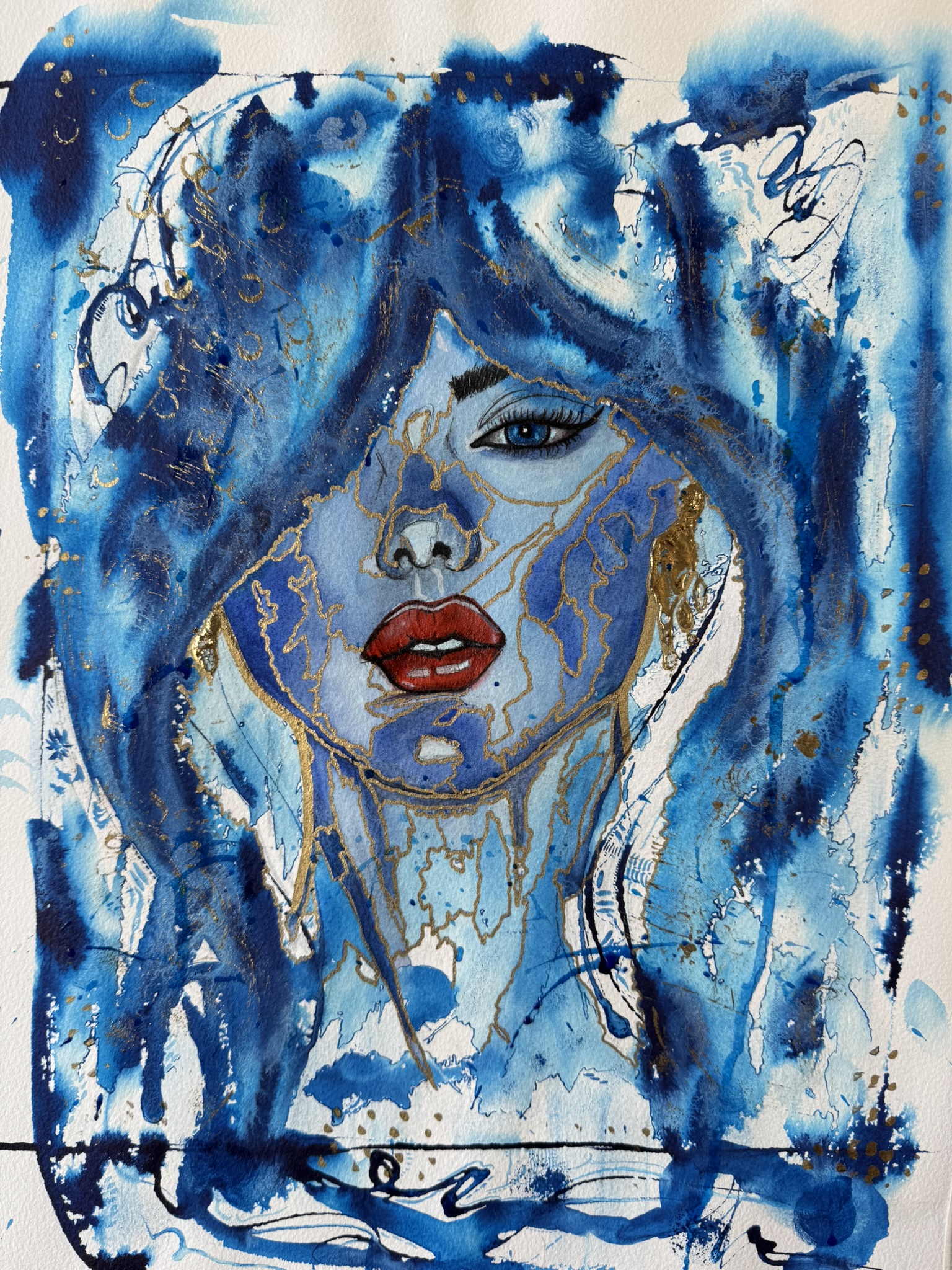 Bella Kintsugi Blue